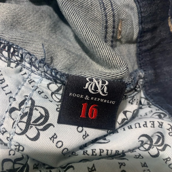 Rock & Republic Dark Blue Boot Cut Jeans - Picture 6 of 6